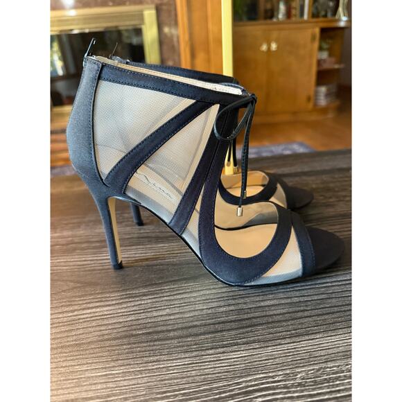 NWOT Nina Cherie Black and White Dress Mesh Pump Sz. 8.5 - Picture 10 of 10